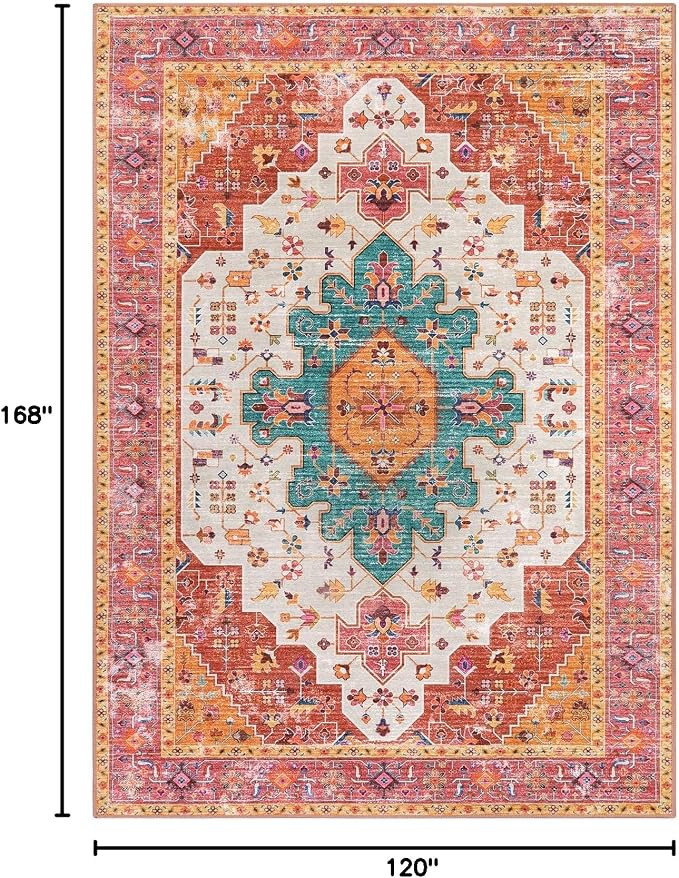 Moynesa Ultra-Thin Washable 10x14 Area Rugs - Image 2