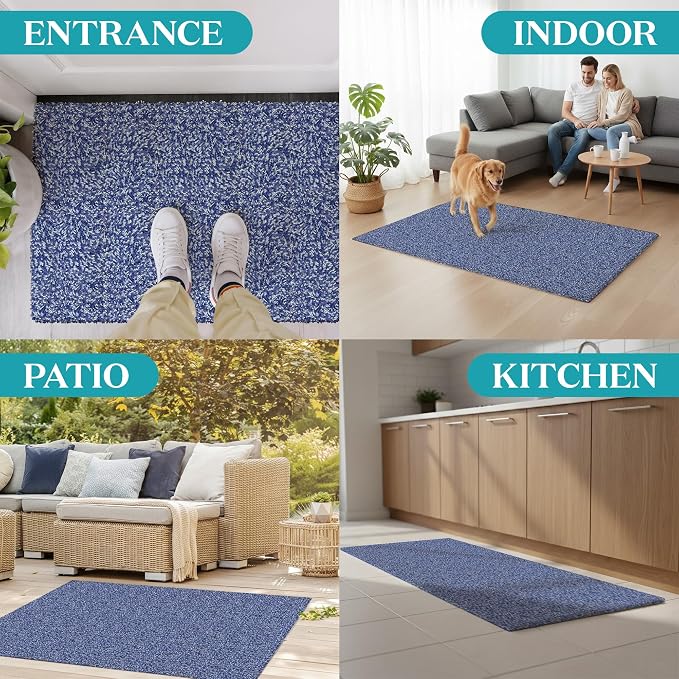 Premium Microfiber Indoor Door Mat – 36"x60" Washable Entry Mat, Waterproof - Image 4