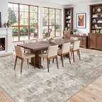 11x14 Area Rug for Living Room Washable – Large Neutral Room Size Bedroom - Image 5