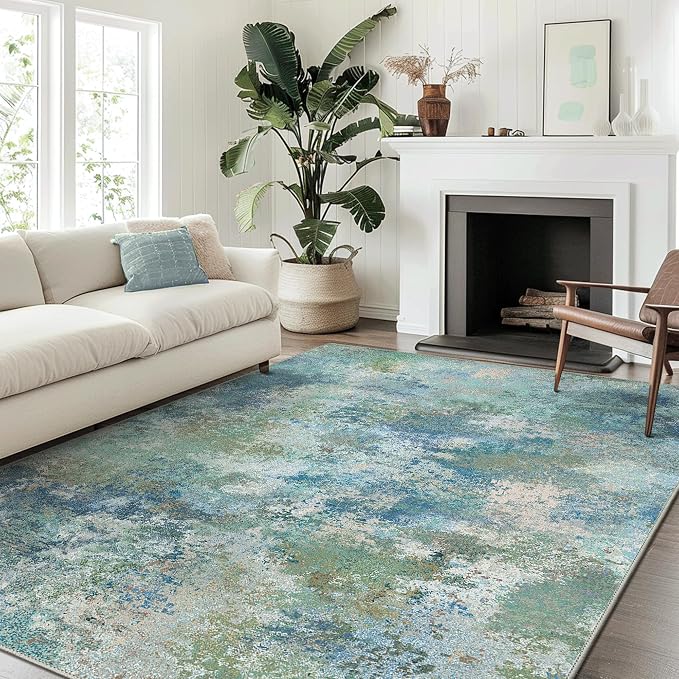 BEIMO Area Rugs 6x9 for Living Room Bedroom, Modern Abstract Machine Washable - Image 4