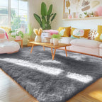 OLANLY Area Rugs for Living Room Bedroom, Machine Washable 4x5.9 ft Soft Fluffy - Image 3