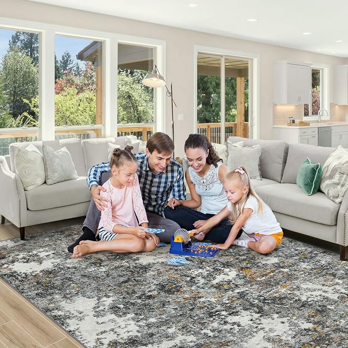 Runner Rug 2'6''x8' Washable Runner Rug: Machine Washable Kitchen Area Rug - Image 7