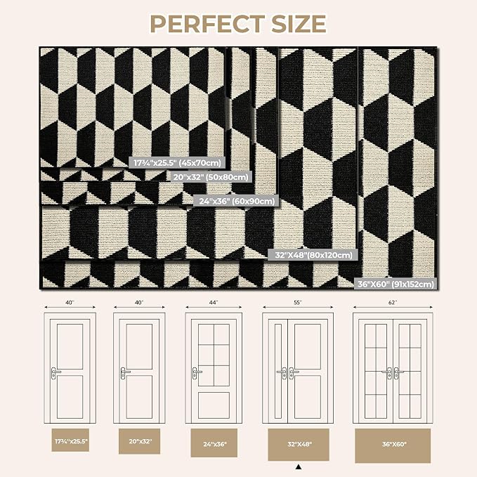 GRANNY SAYS Indoor Doormat, Non-Slip Front Door Mats, Outdoor Welcome Mat - Image 2