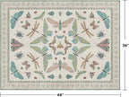 Washable Sage Green Large Entryway Rug, 3x4 Area Rugs - Image 2