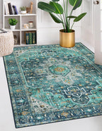 Moynesa Ultra-Thin Washable Vintage Area Rug by Moynesa