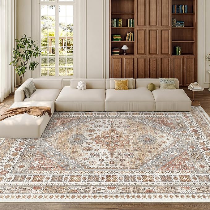 zesthome 10x12 Area Rugs, Stain Resistant Washable Rug, Ultra-Thin Rugs - Image 4
