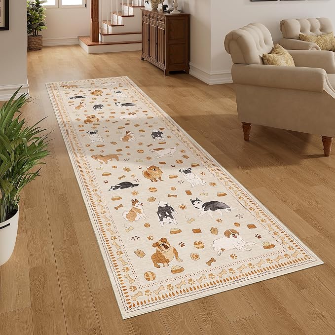 DUKINO 2.6x8 Washable Runner Rug - Image 3