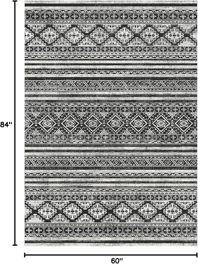 RUGSURE Washable Area Rugs 5' x 7' - Image 2