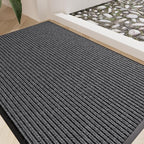 Front Door Mat 35"x23", Heavy Duty Low Profile Door Mat Indoor Entrance by EZ2LIVE