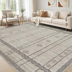 cotiled 6x9 Area Rugs Living Room Rug: Washable Boho Rugs by COTILED
