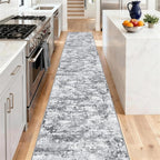 Runners for Hallways Ultra Non-Slip 2x10 Long Runner Rugs Washable Abstract - Image 2