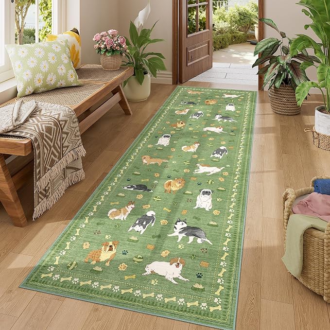 DUKINO 2.6x8 Washable Runner Rug - Image 2