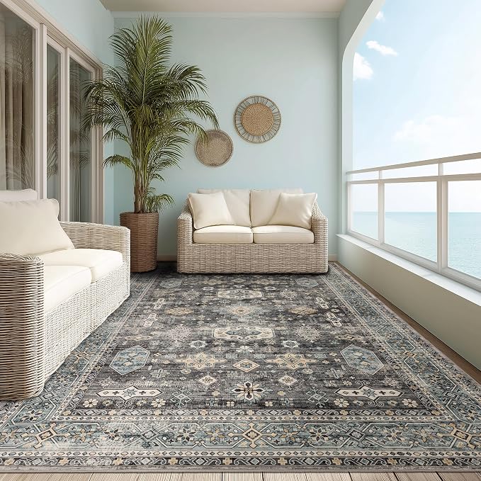 Ruaruarug Washable Area Rug 8x10 - Image 7