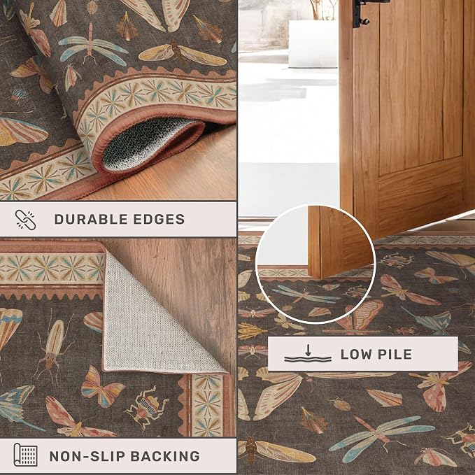 Washable 6x8 Area Rug for Living Room, Ultra Soft Carpet for Bedroom & Dining - Image 4