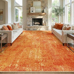 RELEANY Washable Area Rugs 8'x10' Non-Slip Modern Abstract Soft by RELEANY