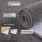 Keeko 3x5 Area Rugs for Living Room, Soft Modern Memory Foam Bedroom Rug - Image 3