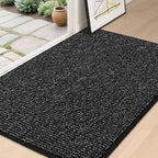 BEQHAUSE Dirt Trapper Door Mat 32" x 48", Non-Slip Washable Doormats Entrance by BEQHAUSE