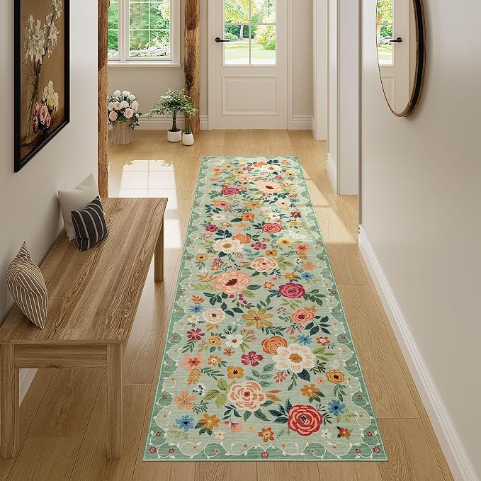 DUKINO Runner Rug, 2x7 Boho Kitchen Rug - Image 4