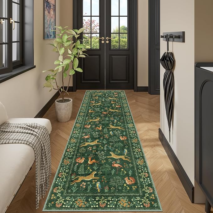 DUKINO 2x6 Rug for Hallway, Washable Kitchen Runner Rug - Image 6