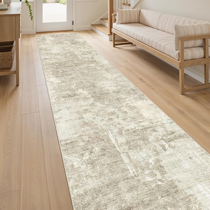 Soalmost Runner Rug 2x12 Washable Non-Slip Hallway Runner Rugs by Soalmost