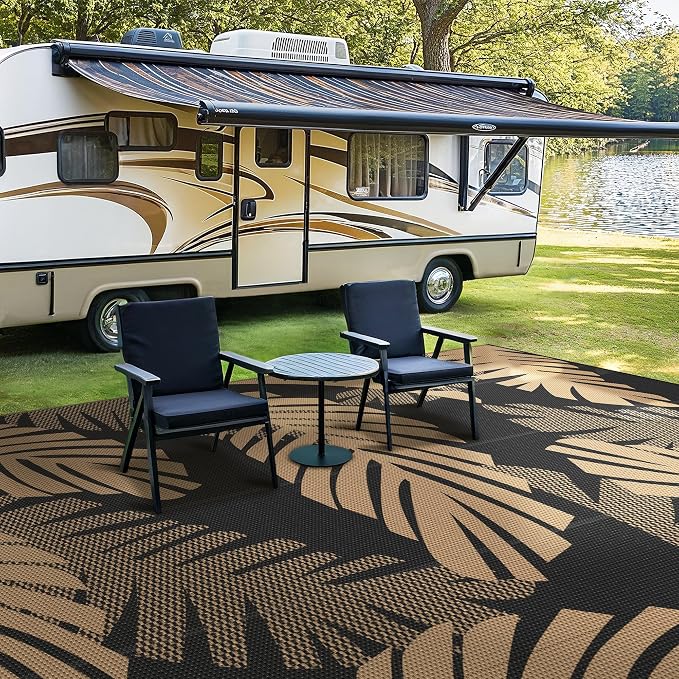 GENIMO Waterproof Outdoor Rug 10' x 14' - Image 2