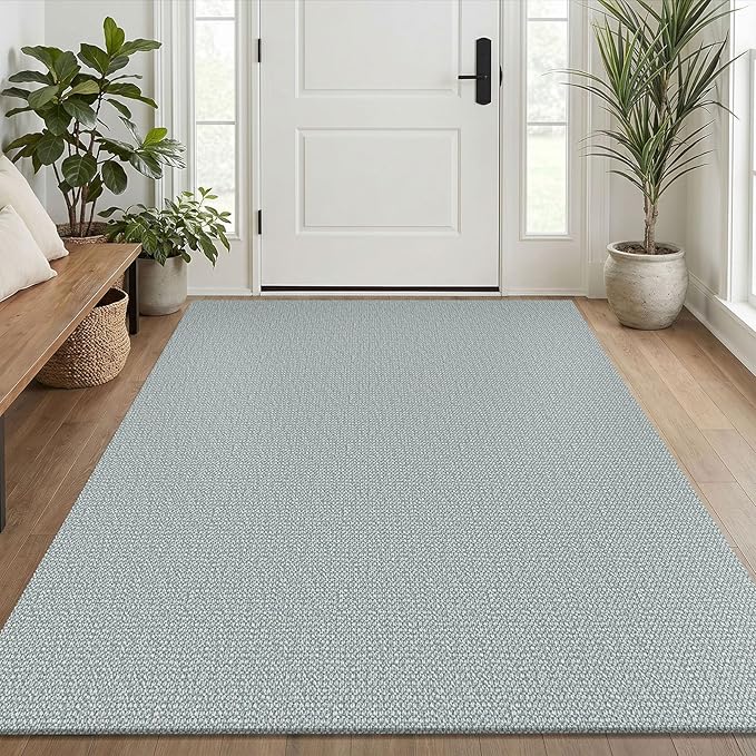 EARTHALL Washable Area Rug 4x6 Ft Non Slip Rugs by EARTHALL