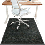 48"x60" Office Chair Mat for Hardwood Tile Floor, Under Desk Carpet Protector by BESBLEE