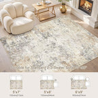 UERMEI 6x9 Washable Area Rug - Image 2