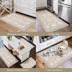 3-Piece Kitchen Rugs Set for Floor, Washable Non-Slip Farmhouse Kitchen Mats - Image 5