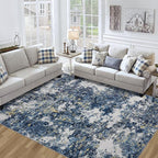 Area Rug 9x12 Living Room: Large Washable Rug by Tosuoka
