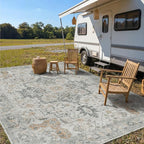 GENIMO Outdoor & Indoor Area Rug 10'x14', Waterproof, Non-Shedding, Easy - Image 3