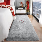 PAGISOFE Grey Runner Rugs for Hallway 2x6 Ft, Super Soft Fluffy Rug Home Decor - Image 8