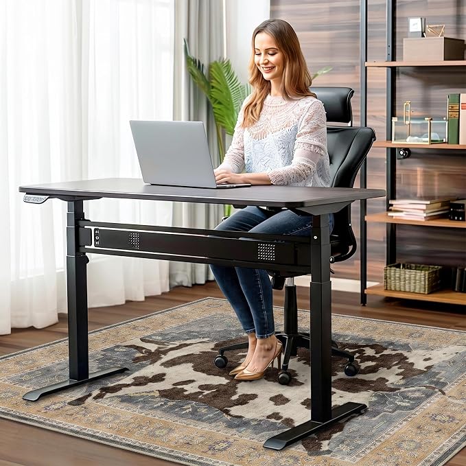48"x60" Office Chair Mat for Hardwood Tile Floor, Under Desk Carpet Protector - Image 2