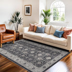 Washable 3x5 Entryway Area Rugs: Ultra Soft Low Pile Carpet - Image 4