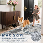 Runners for Hallways Ultra Non-Slip 2x4 Washable Kitchen Rug Abstract Tear and - Image 9