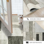 Modern Rug for Living Room 8x10: Geometric Soft Low Pile Carpet for Bedroom - Image 6