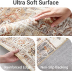 befbee Washable Area Rug 8x10, Large Soft Rugs - Image 3