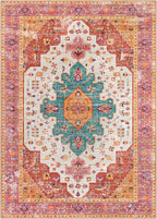 Moynesa Ultra-Thin Washable Vintage Area Rug - Image 6