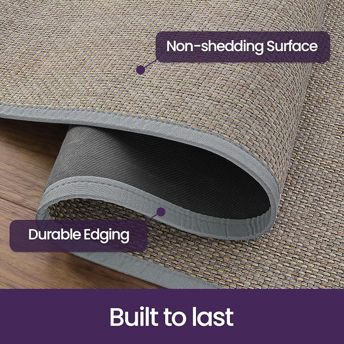 DEX Hallway Runner Rug 2'4''x8, Non Slip Rubber Backing Inside Entryway Carpet - Image 3