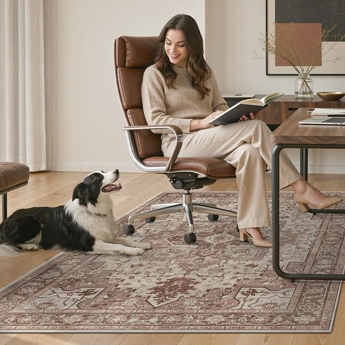 48"x60" Office Chair Mat for Hardwood Tile Floor, Under Desk Carpet Protector - Image 7