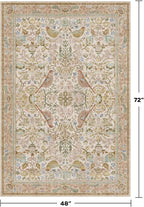 Washable Area Rug 4x6 for Living Room - Image 2