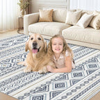 cotiled 5x8 Area Rugs Living Room Rug: Washable Boho Rugs - Image 8