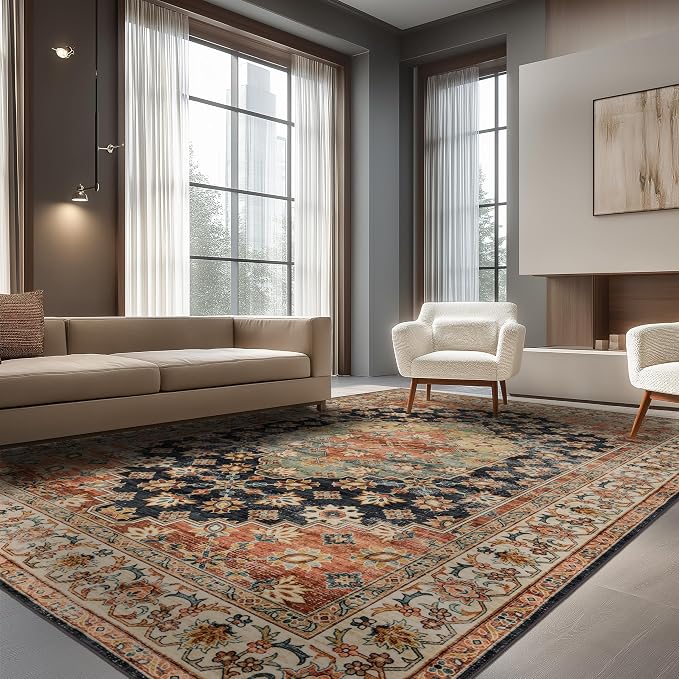 Ruaruarug Washable Area Rug 8x10 - Image 3