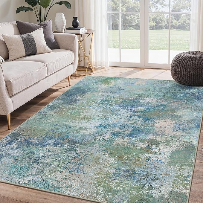 BEIMO Area Rugs 6x9 for Living Room Bedroom, Modern Abstract Machine Washable by BEIMO