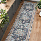 Washable Oriental Hallway Runner Rug - Image 2