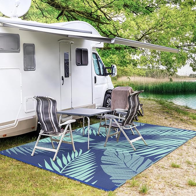 GENIMO Outdoor Rug 9' x 12' Waterproof - Image 5