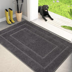 PURRUGS Dirt Trapping Door Mat 34" x 59", Non-Slip/Skid Machine Washable by PURRUGS