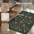 48"x72" Office Chair Mat for Hardwood Tile Floor, Under Desk Carpet Protector - Image 3