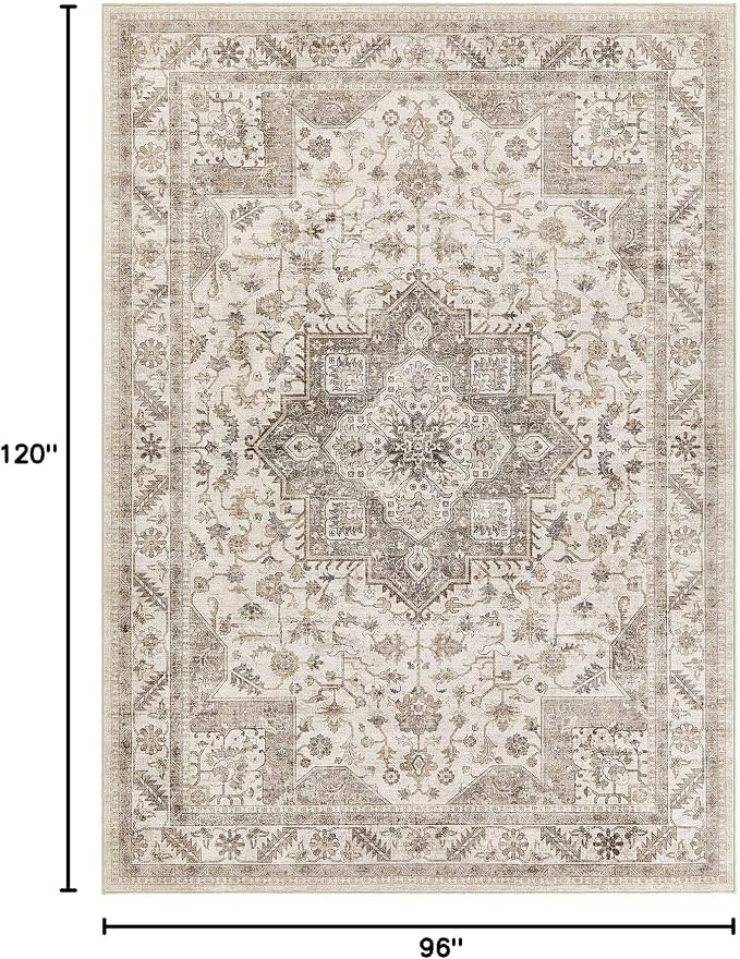 Vintage Living Room Area Rug 8x10 - Image 2