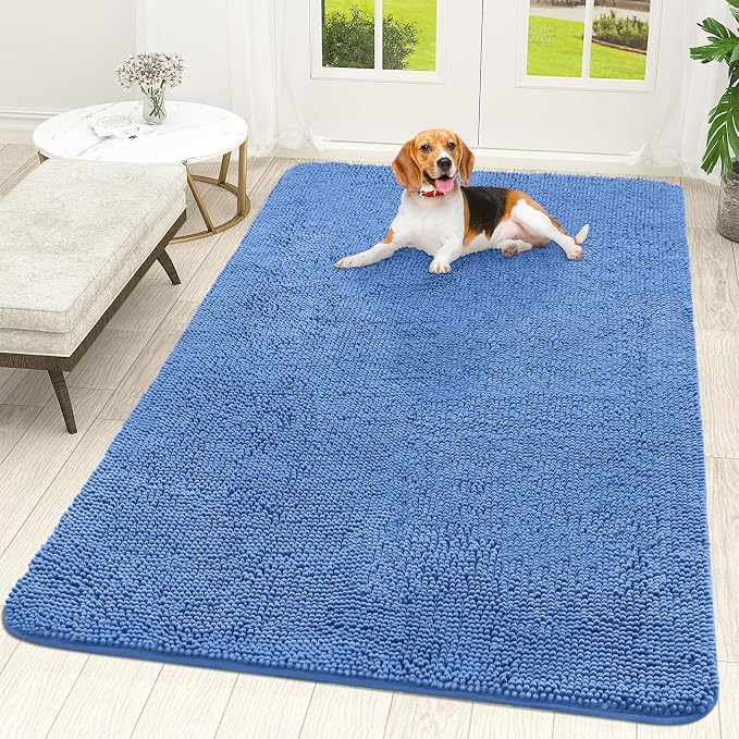 OLANLY Dog Door Mat for Muddy Paws 70x46, Absorbs Moisture and Dirt, Absorbent by OLANLY
